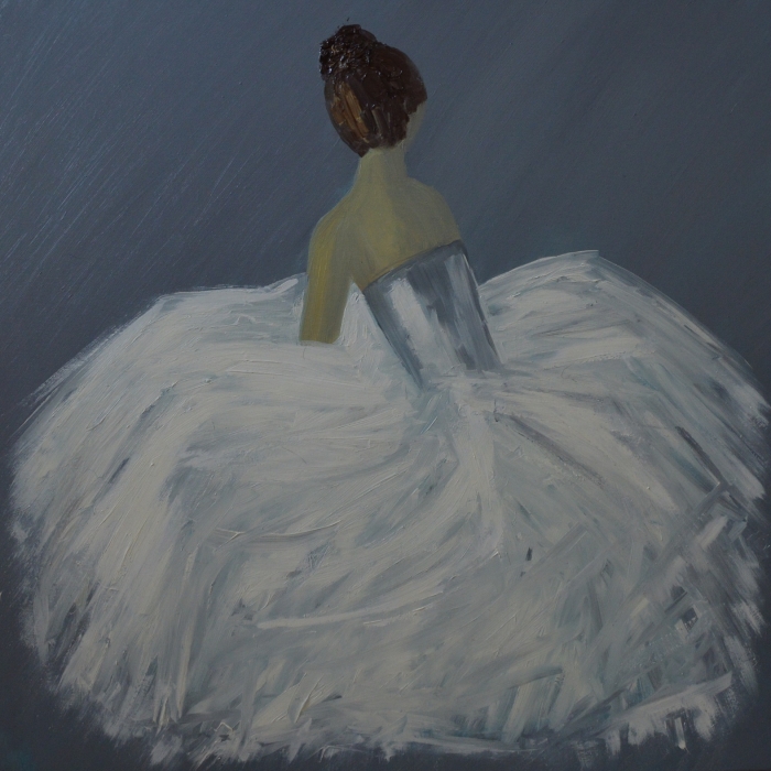 Baletnica, Malarstwo olejne 60x60 cm, 2015