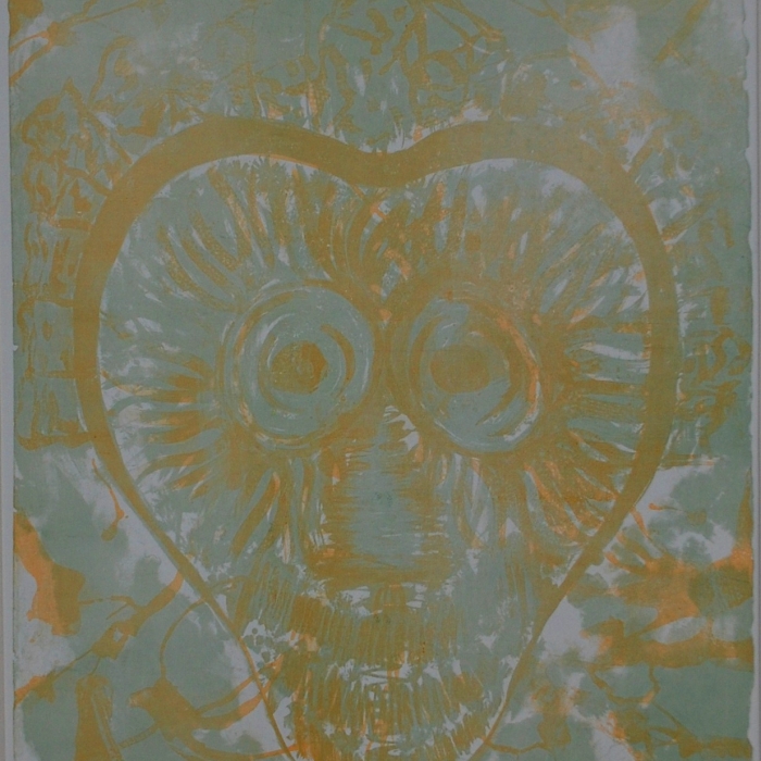 Energia wewnętrzna, Litografia barwna, 2/30, 55,5x71 cm, 2014