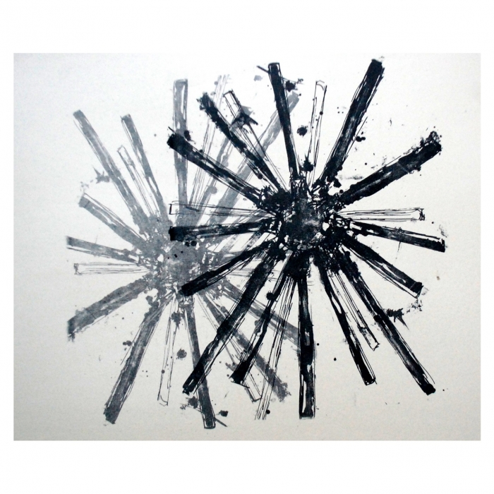 Fuzja, Litografia, 100x70 cm, 2013