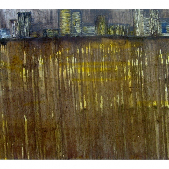 Dzielnica uciech, malarstwo olejne, 100x80 cm, 2014
