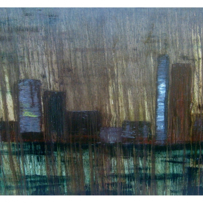 Głębia, malarstwo olejne, 100x80 cm, 2014