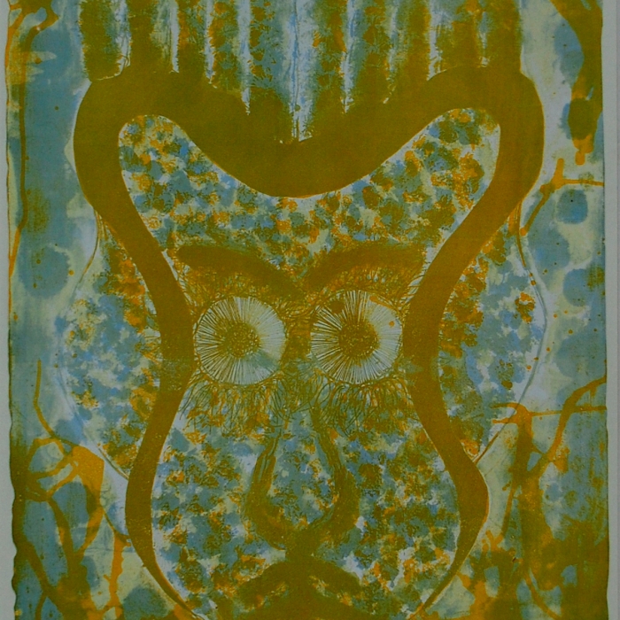 Powaga, Litografia barwna, 1/30, 55,5x71 cm, 2014