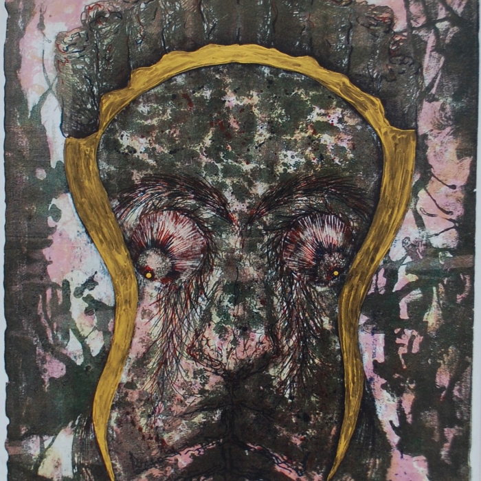 Siła, Litografia barwna, 1/30, 55,5x71 cm, 2014